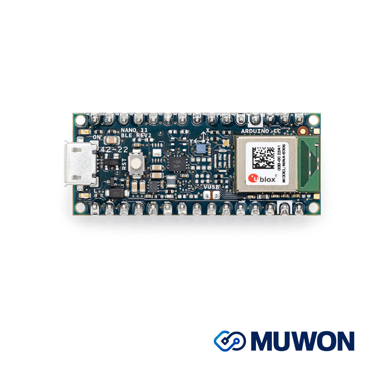 Arduino 아두이노 나노 33 BLE 센스 Rev2 (헤더 포함) ABX00070 
