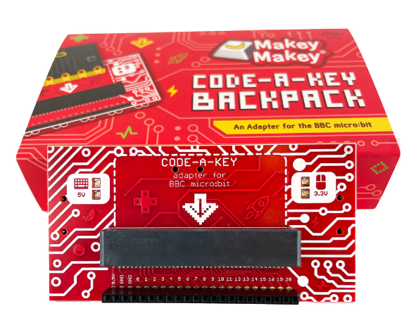 MicroBit Code-a-Key Backpack: adapter for micro:bit