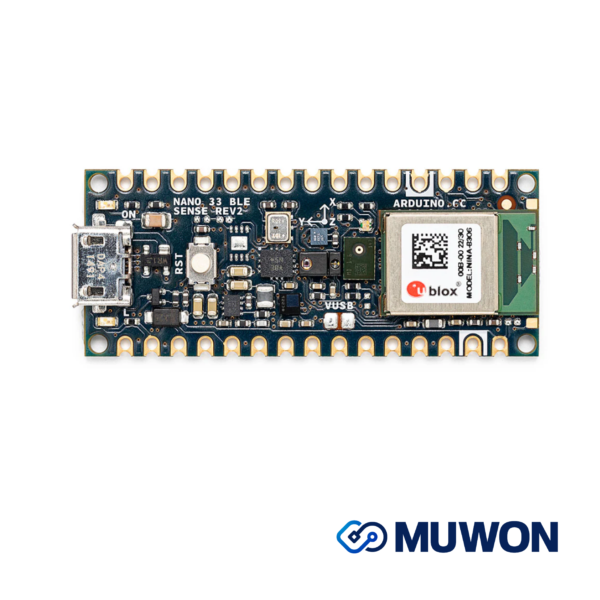 Arduino 아두이노 나노 33 BLE 센스 Rev2 (헤더미포함)  ABX00069