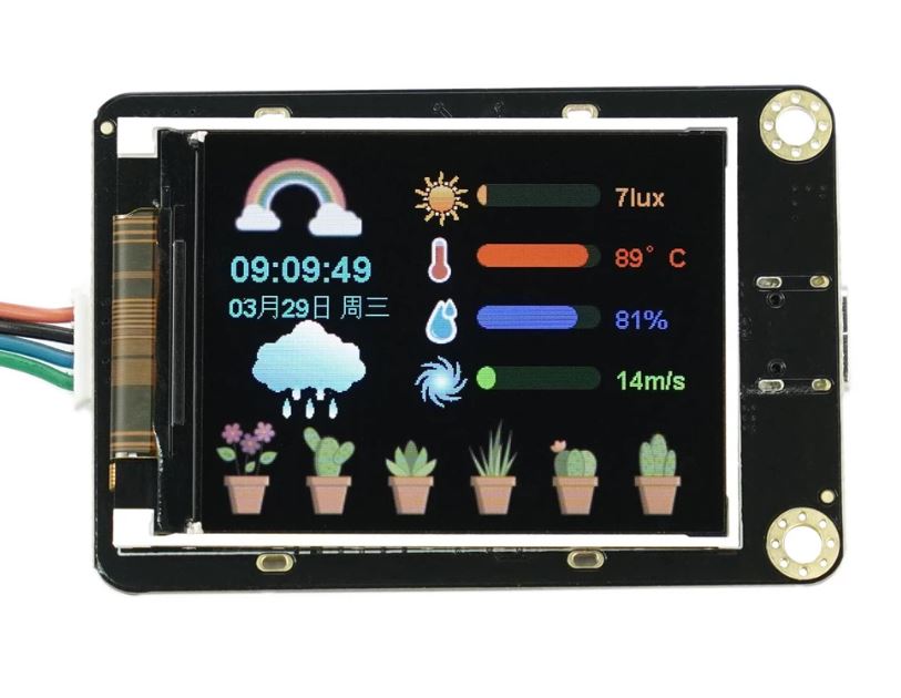 DFRobot DFRobot Gravity: 2.0 인치 IPS Color Serial 디스플레이 (DFR0997)